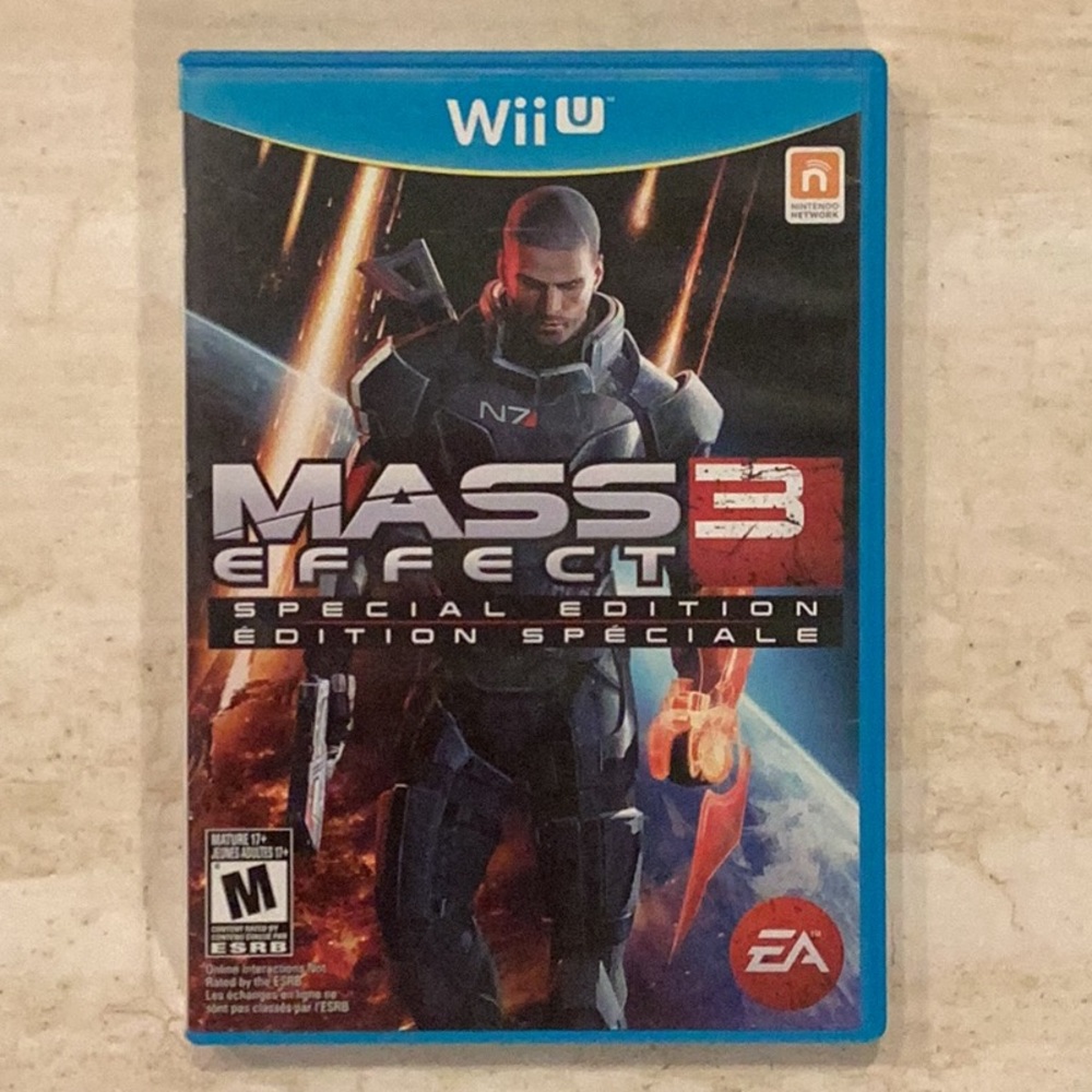 Mass Effect 3 Special Edition Nintendo Wii U Game Complete CIB